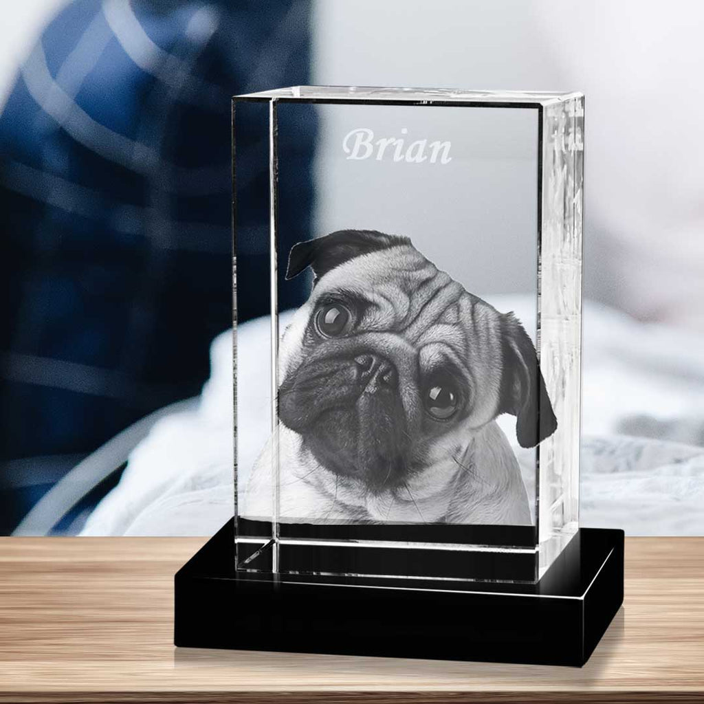 Crystal Portrait For Pet Lovers - For Dogs & Cats Lovers