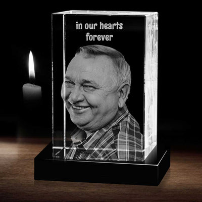 Memorial Portrait - The best 3D crystal gifts in the world!